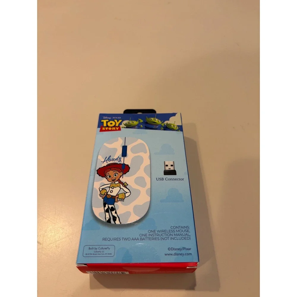 Disney Pixar Toy Story Jessie Wireless Mouse CultureFly Cow Print Howdy New